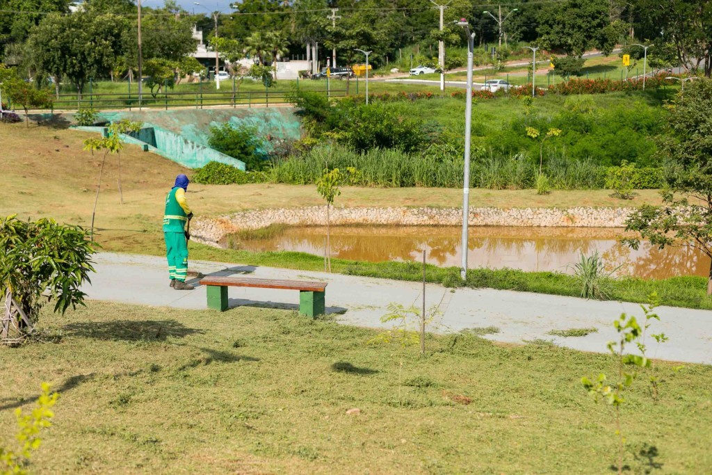Prefeitura de Cuiabá inicia serviços de manutenção no Parque da Família