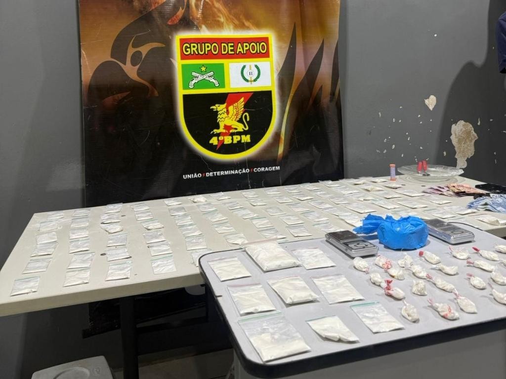 Faccionado é preso pela Polícia Militar com 122 porções de cocaína em Várzea Grande